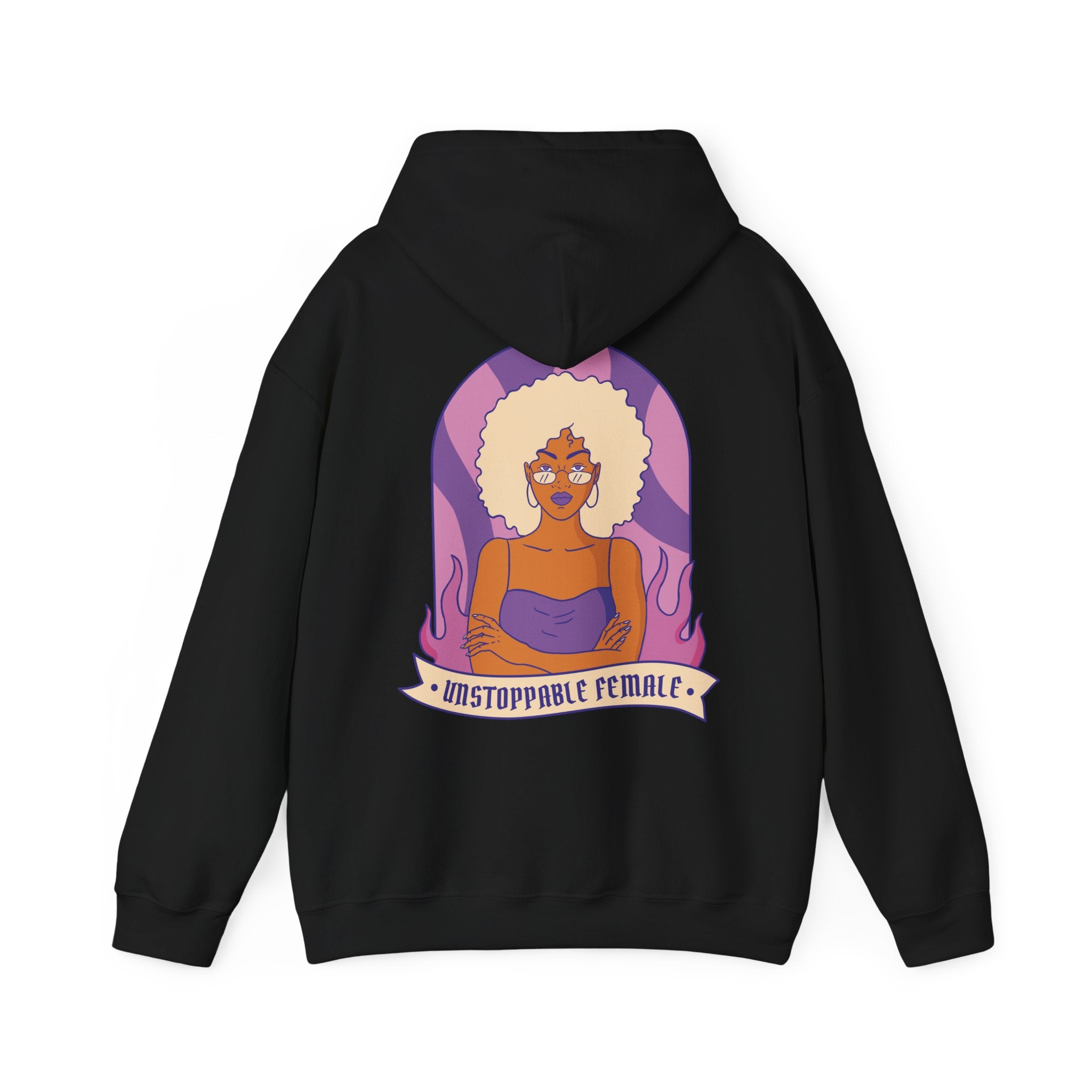 Unstoppable Female - Strong Feminist Woman - Unisex Hoodie