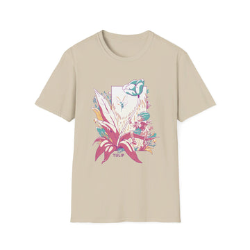 Tulip - Flowers with Fairies - Front Design - Premium Bio Unisex T-Shirt