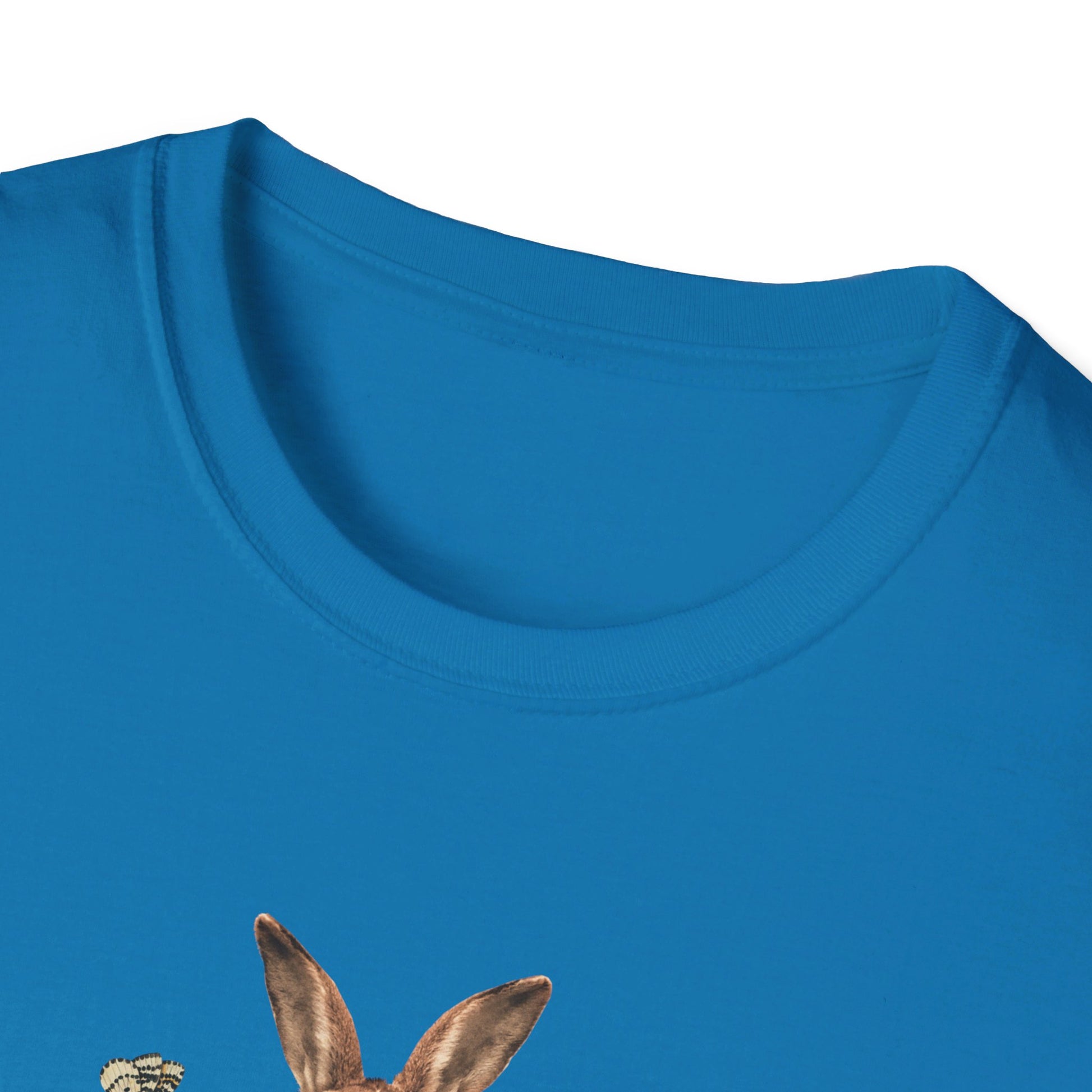 Rabbit - Animal Human - Front Design - Premium Bio Unisex T-Shirt - Pure Face Streetwear