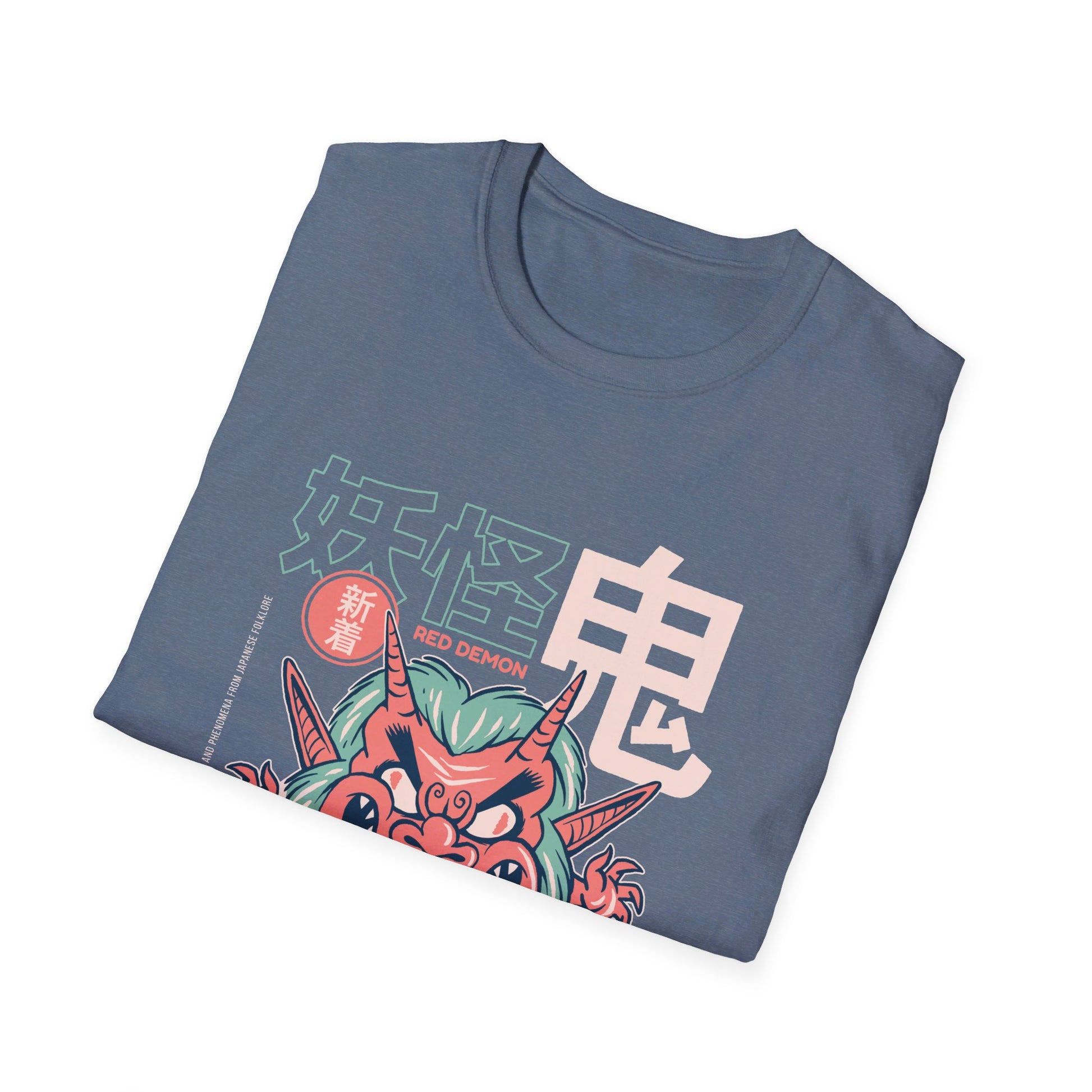 Oni - Japanese Yokai - Front Design - Premium Bio Unisex T-Shirt - Pure Face Streetwear