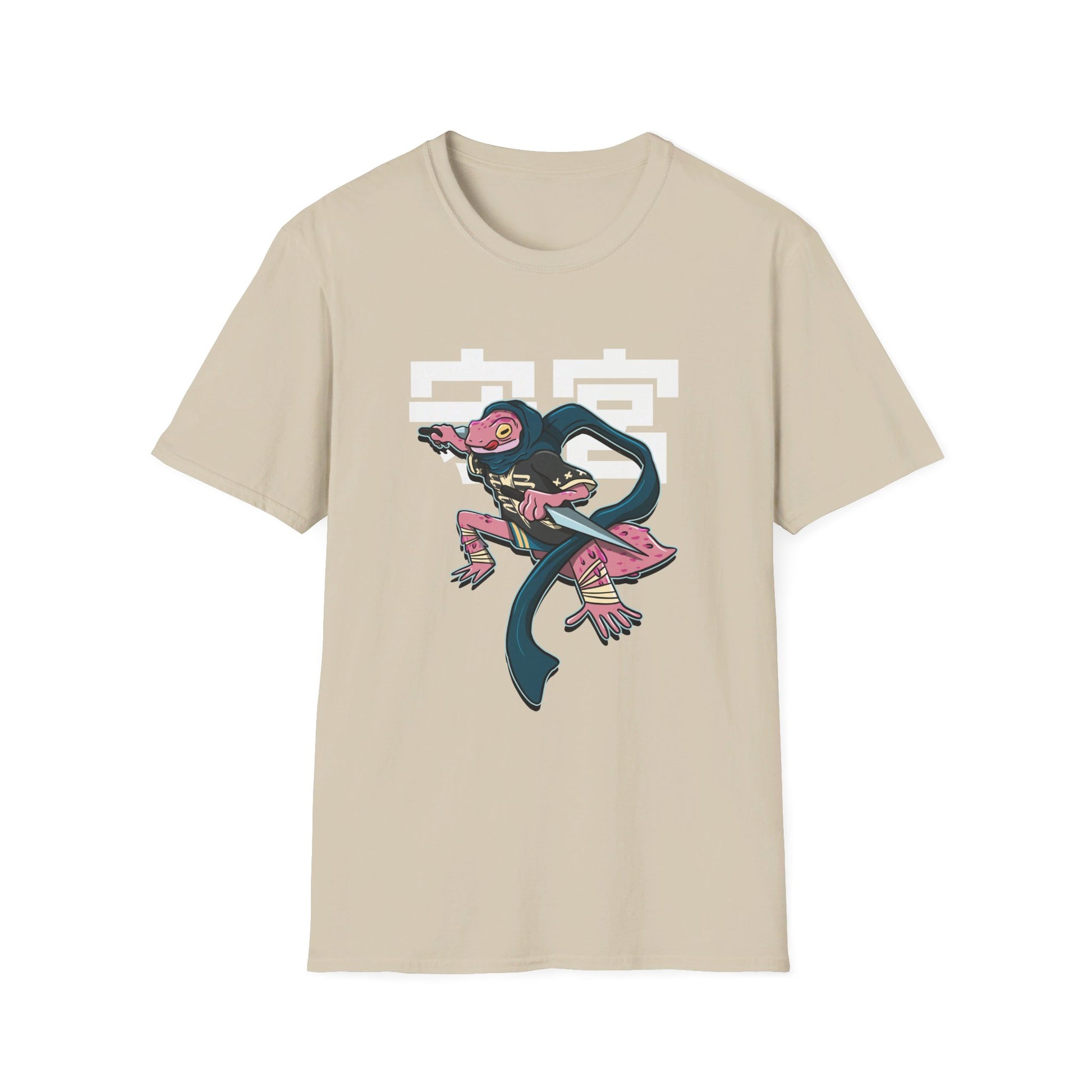 Gecko - Warrior Animals - Front Design - Premium Bio Unisex T-Shirt - Pure Face Streetwear