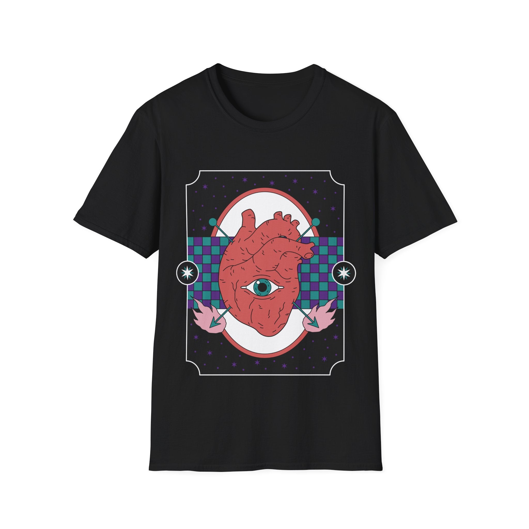 Mystic Heart with Eye - Magical Mythological - Unisex T-Shirt