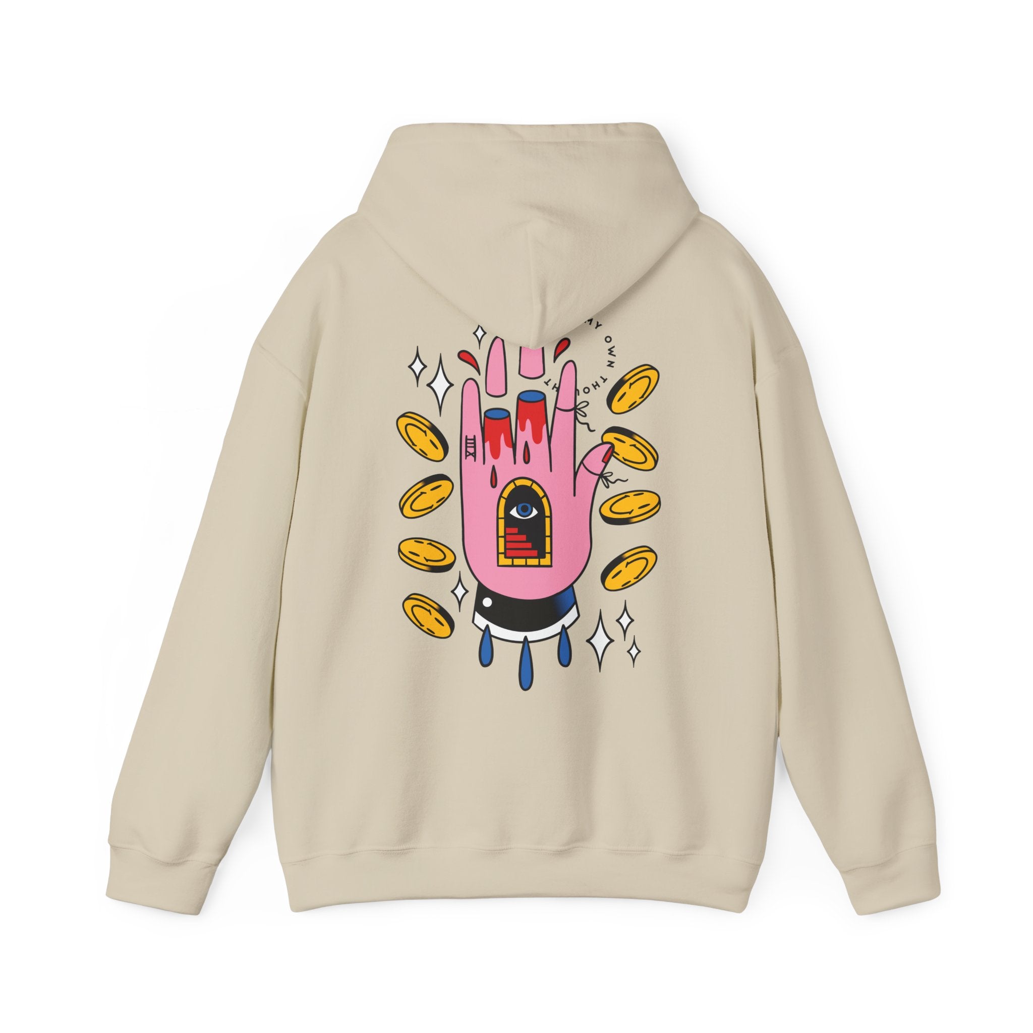 Hand psychedelic - Trippy Tattoo - Unisex Hoodie