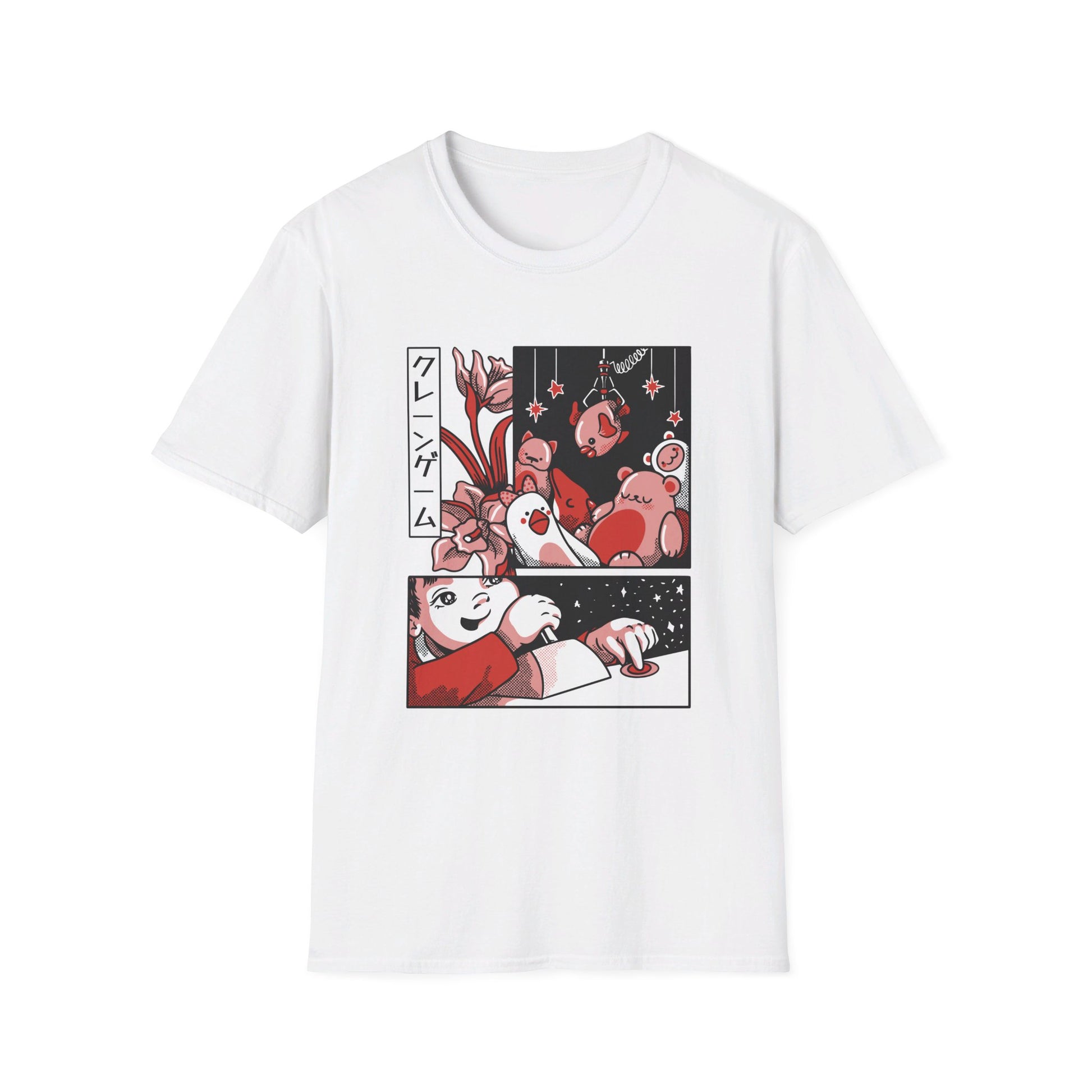 Japanese Claw Machine Kid - Slice Of Life - Front Design - Premium Bio Unisex T-Shirt - Pure Face Streetwear