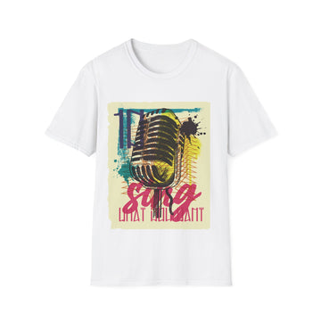 Microphone - Urban Graffiti - Unisex T-Shirt - Front Print