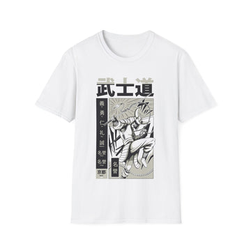 Bushido with Sword - Samurai Manga - Unisex T-Shirt