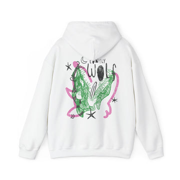 Wolf Skull - Punk Animal Skulls - Unisex Hoodie