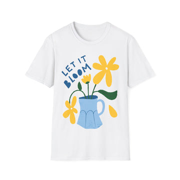 Beautiful Yellow Flowers in a Vase - Blooming Flowers - Unisex T-Shirt