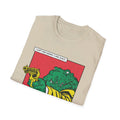 Alligator with Gun - Comic Mafia - Front Design - Premium Bio Unisex T-Shirt - Pure Face Streetwear