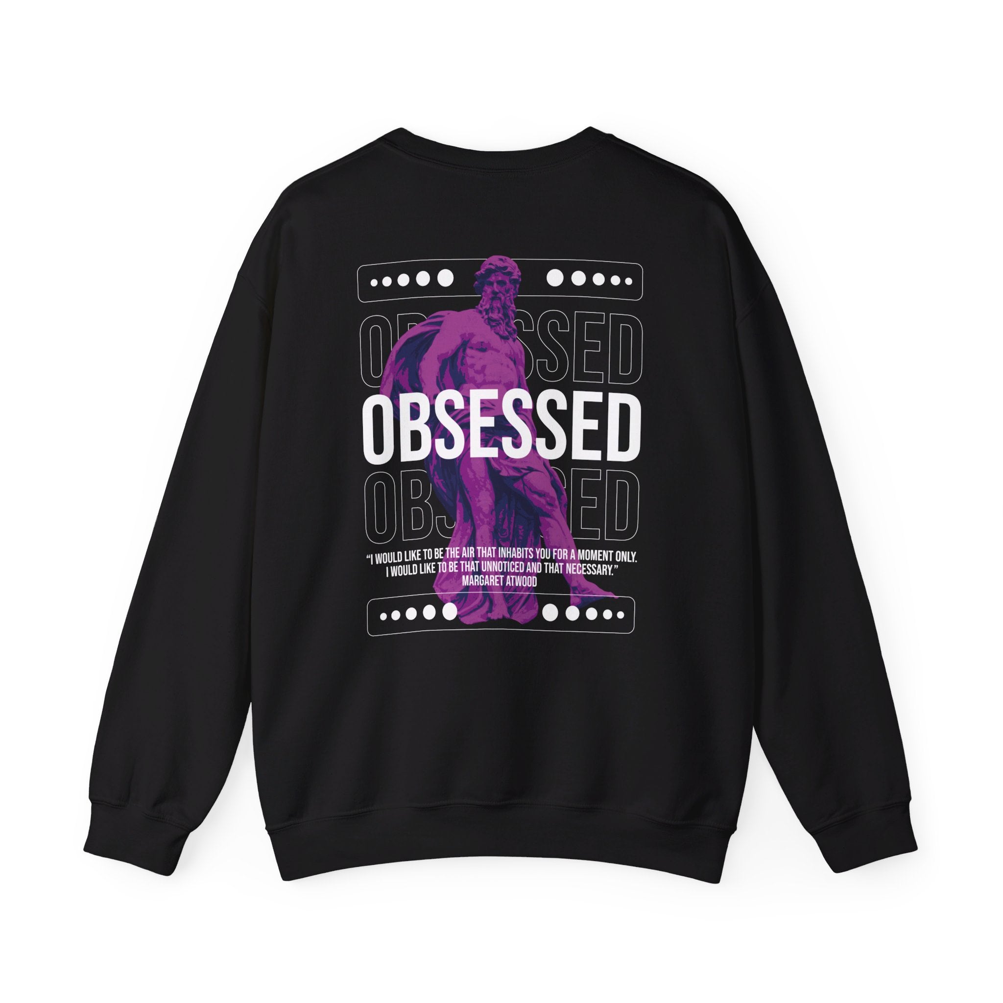 Obsessed - Streetwear - Gods Way - Back Design - Premium Unisex Heavy Blend™ Crewneck Sweatshirt