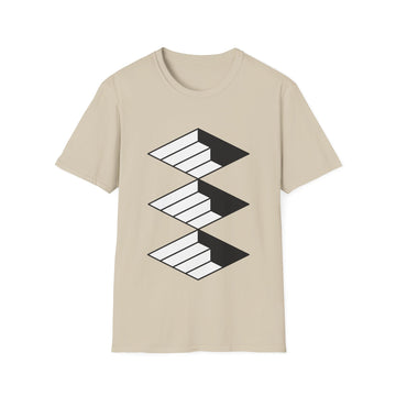 Minimal Geometric Stairs - Streetwear - Berlin Reality - Unisex T-Shirt