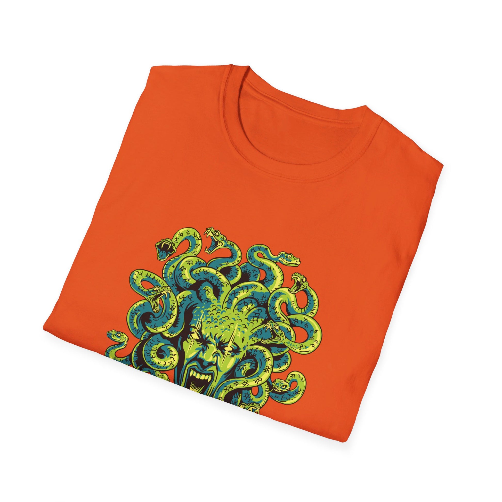 Medusa - Greek Mythology - Front Design - Premium Bio Unisex T-Shirt - Pure Face Streetwear