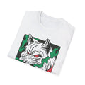 Smoking Wolf - Comic Mafia - Front Design - Premium Bio Unisex T-Shirt - Pure Face Streetwear