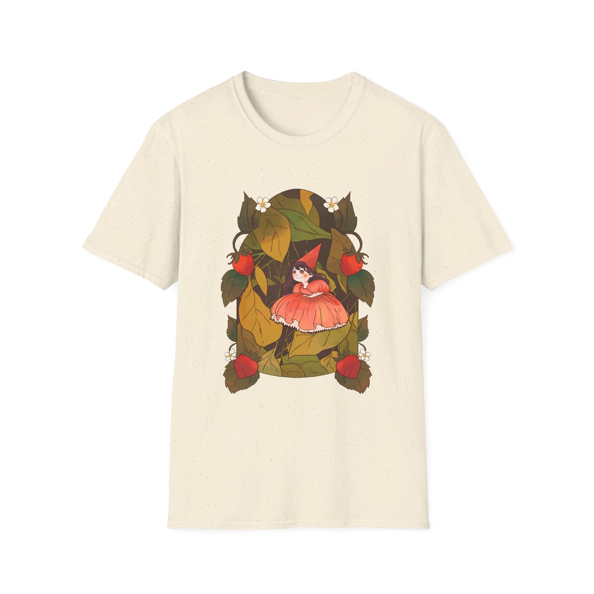 Strawberry Fairy - Fairy Tail World - Front Design - Premium Bio Unisex T-Shirt - Pure Face Streetwear