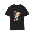 Hare Rabbit Ivy Flowers - Animals In Nature - Front Design - Premium Bio Unisex T-Shirt - Pure Face Streetwear