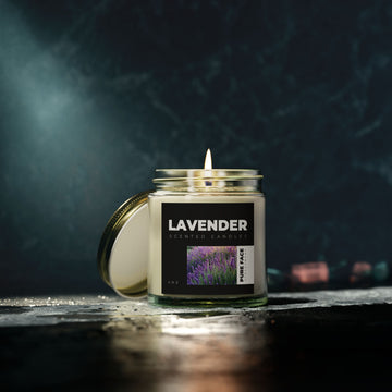 Lavender Wax in 4oz & 9oz - Hand-Poured Scented Candles