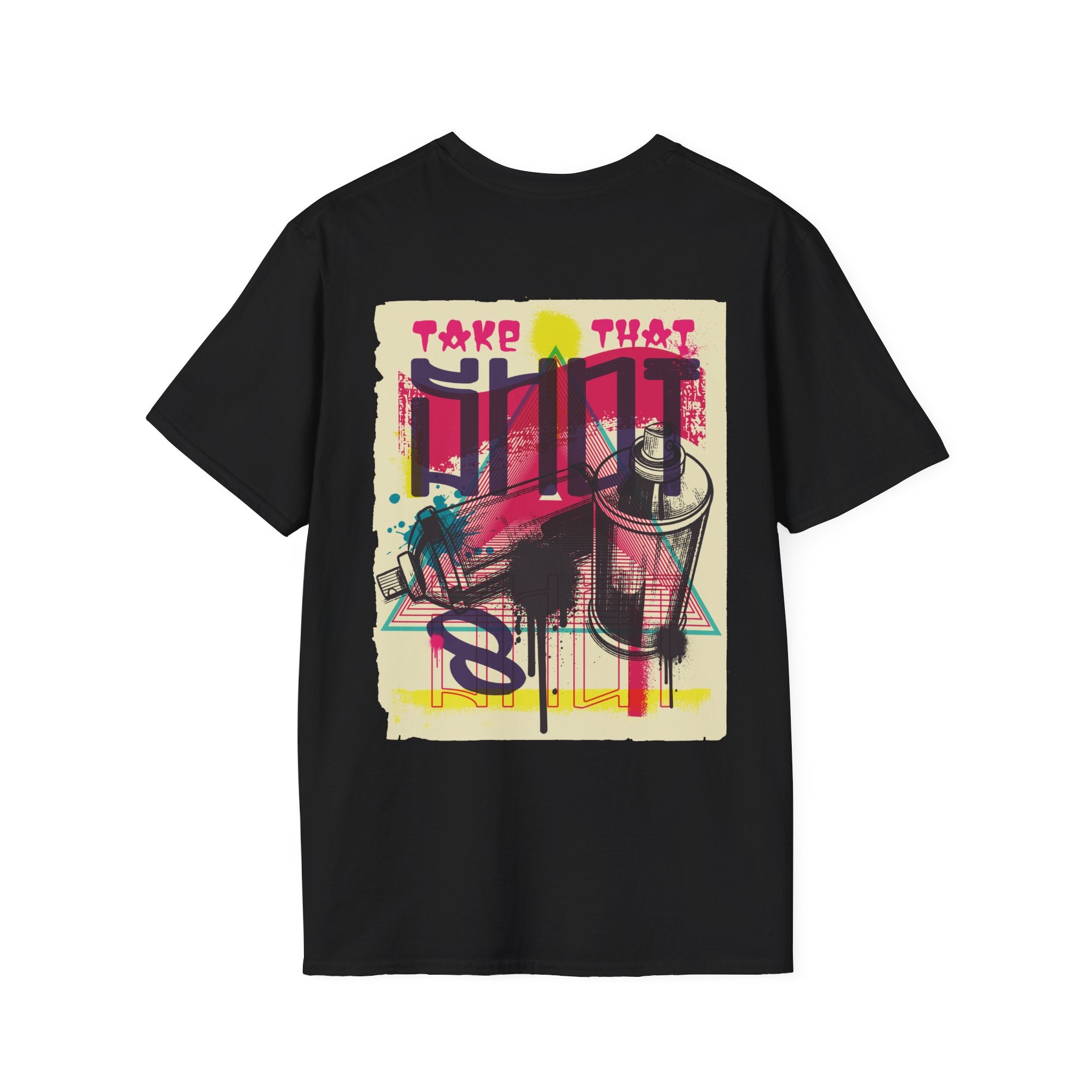 Spray Paint - Urban Graffiti - Unisex T-Shirt - Back Print