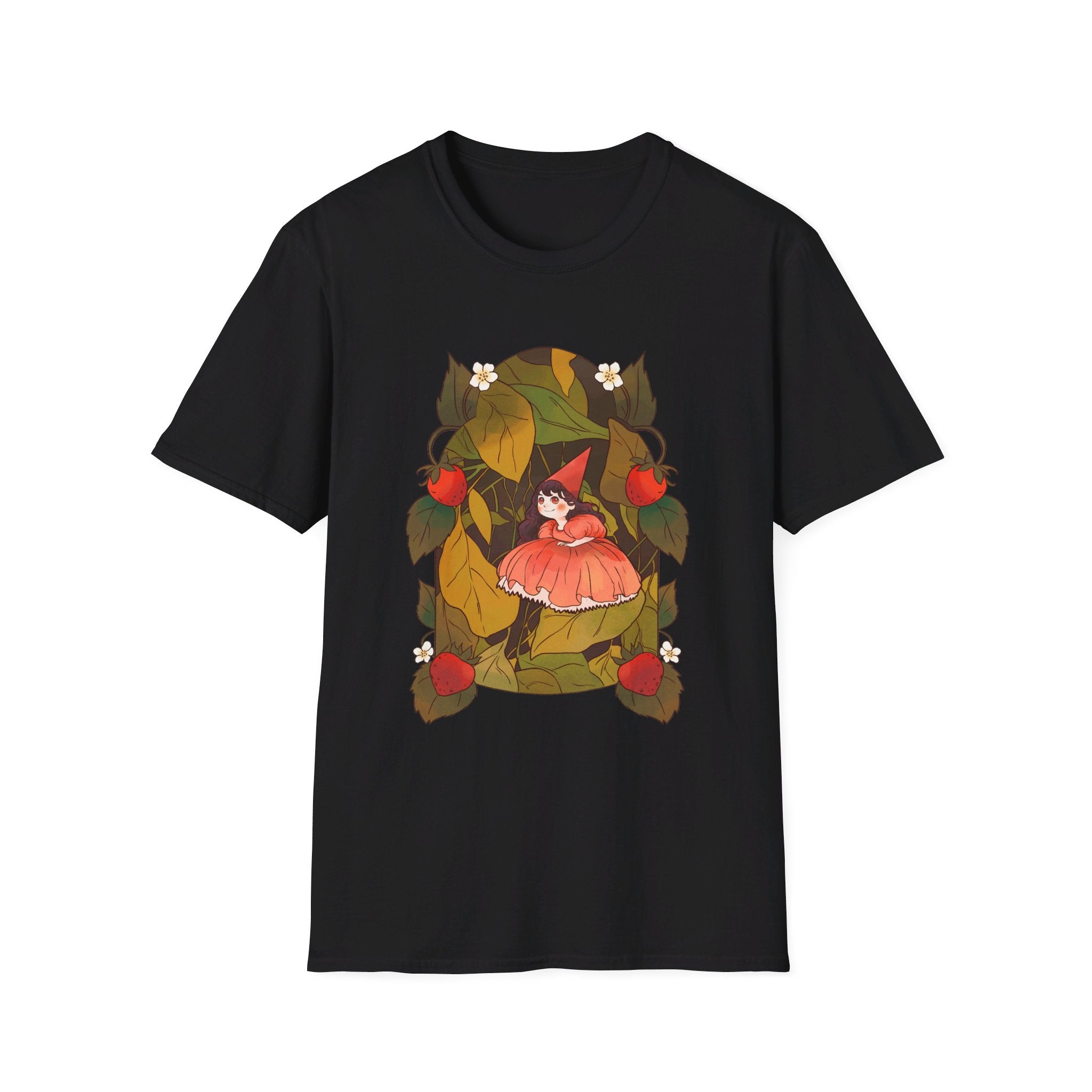 Strawberry Fairy - Fairy Tail World - Front Design - Premium Bio Unisex T-Shirt - Pure Face Streetwear