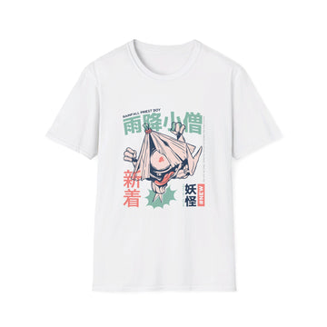 Amefuri Kozo - Japanese Yokai - Front Design - Premium Bio Unisex T-Shirt - Pure Face Streetwear