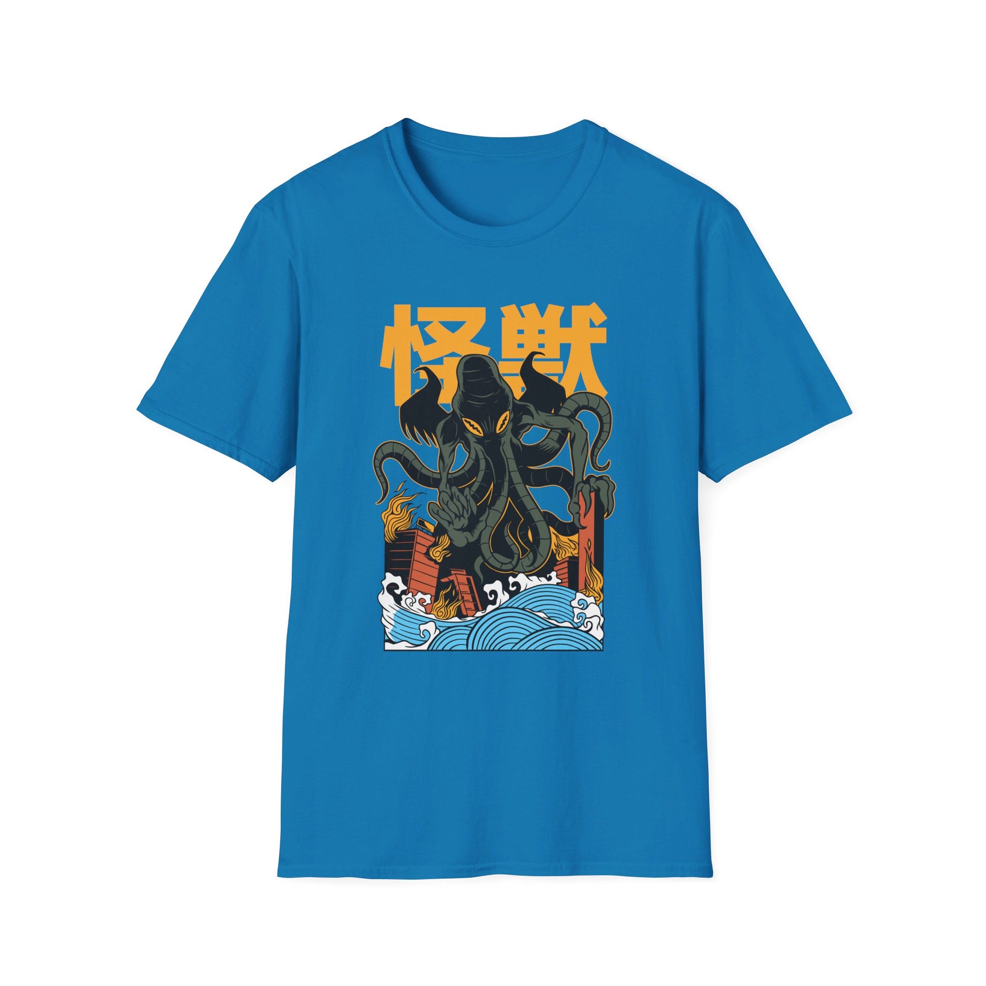 Cthulhu - Kaiju Monster - Front Design - Premium Bio Unisex T-Shirt - Pure Face Streetwear