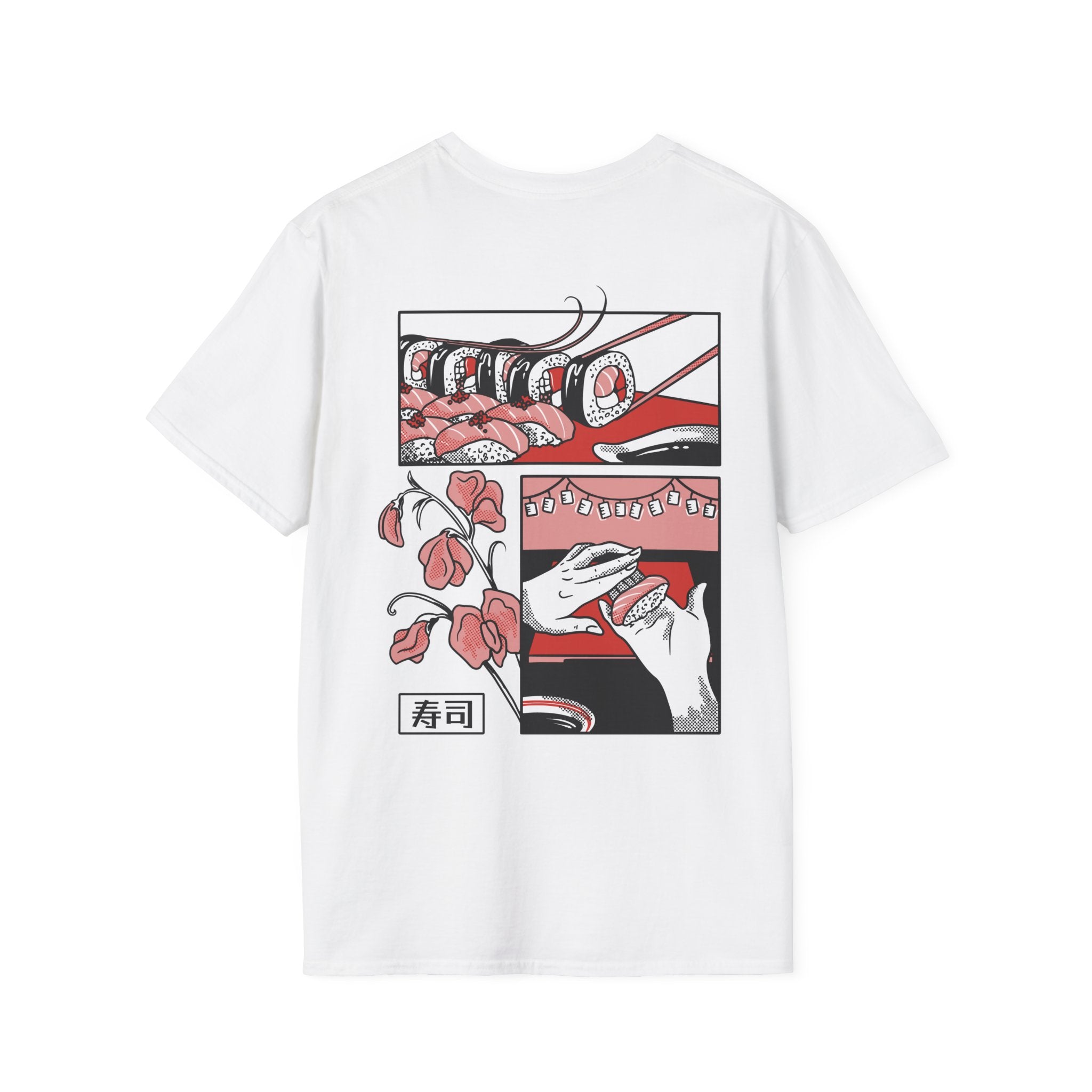 Sushi - Slice of Life - Unisex T-Shirt - Back Print