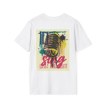 Microphone - Urban Graffiti - Unisex T-Shirt - Back Print