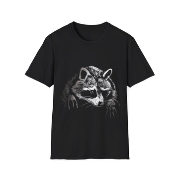 Eyepatch Raccoon - Animals with Eye Patch - Unisex T-Shirt