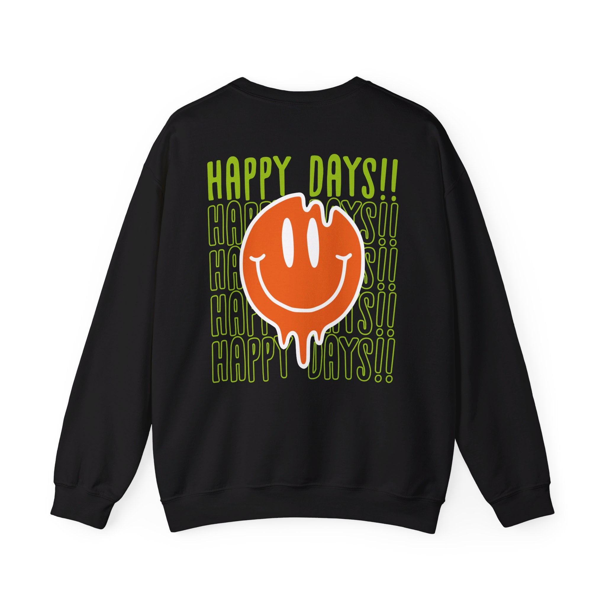 Happy Days - Streetwear - Joker - Back Design - Premium Unisex Heavy Blend™ Crewneck Sweatshirt