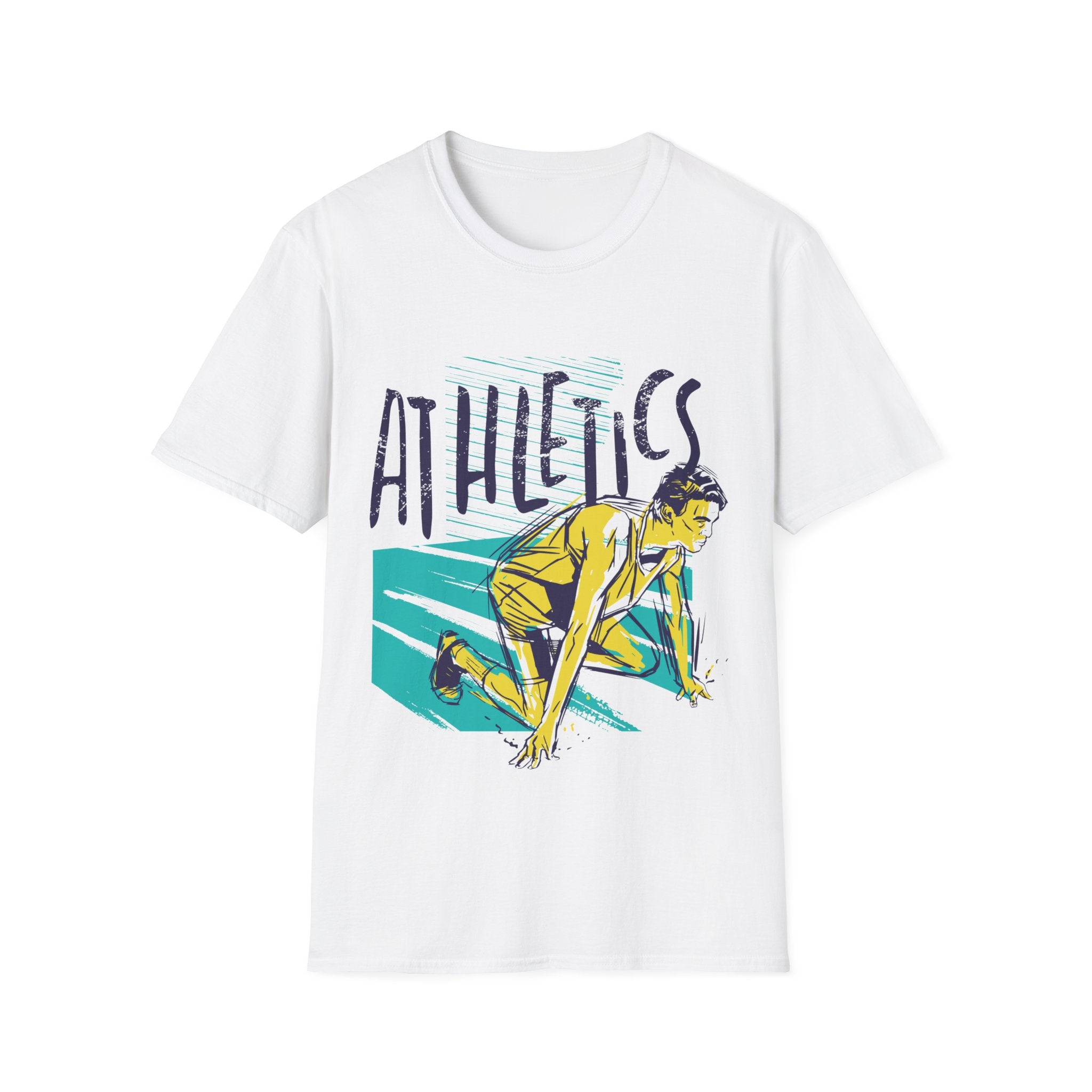 Athletics Racer - Grunge Sports - Unisex T-Shirt