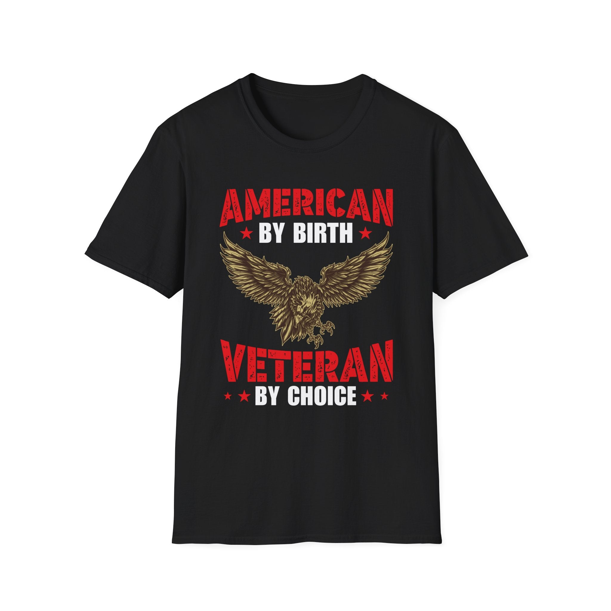 American by birth Veteran by Choice - Veteran - Front Design - Premium Bio Unisex T-Shirt