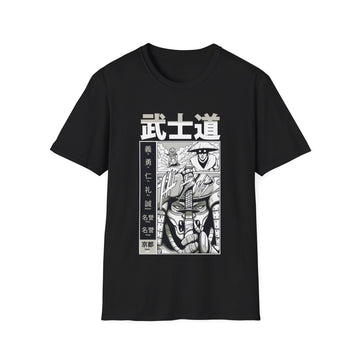 Unfair Fight - Samurai Manga - Unisex T-Shirt - Front Print