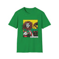 Lion Gangster driving - Comic Mafia - Front Design - Premium Bio Unisex T-Shirt - Pure Face Streetwear