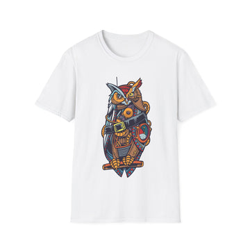 Owl - Steampunk Animals - Unisex T-Shirt