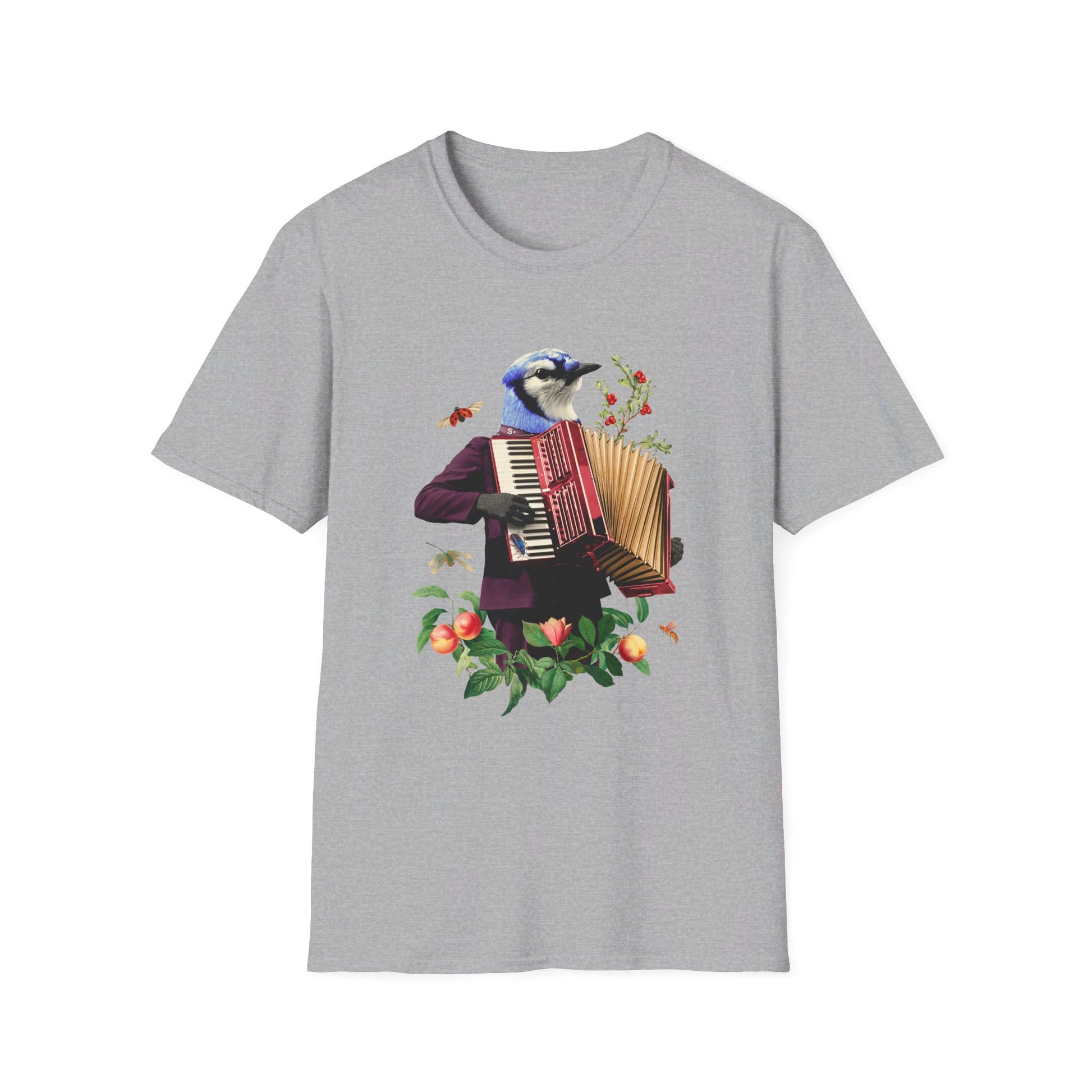 Bird - Animal Human - Front Design - Premium Bio Unisex T-Shirt - Pure Face Streetwear