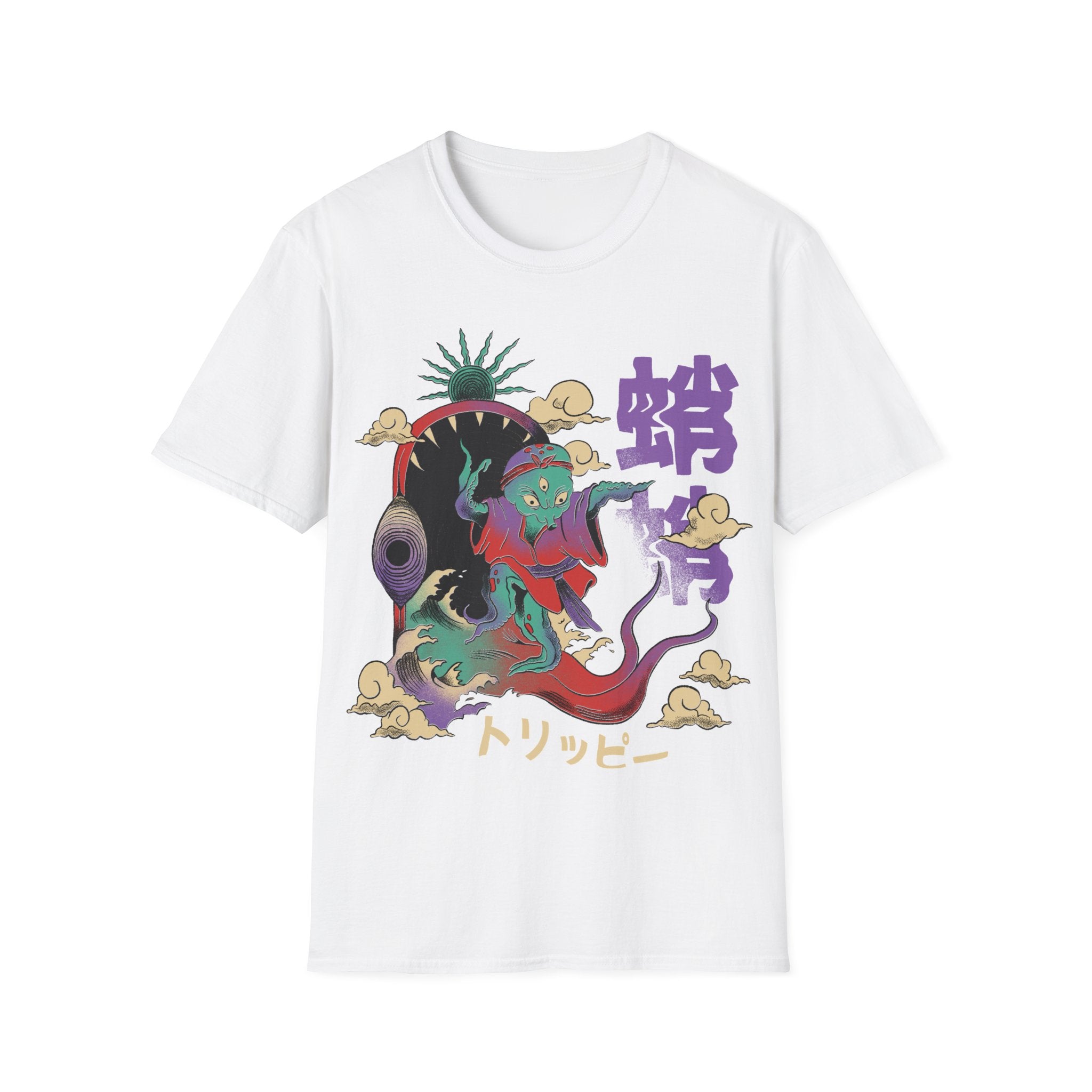 Octopus - Japanese Psychedelic Animals - Unisex T-Shirt