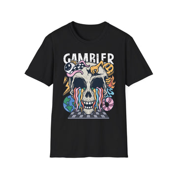 Gambler Skull - Streetwear - I'm Fine Kollektion - Unisex T-Shirt