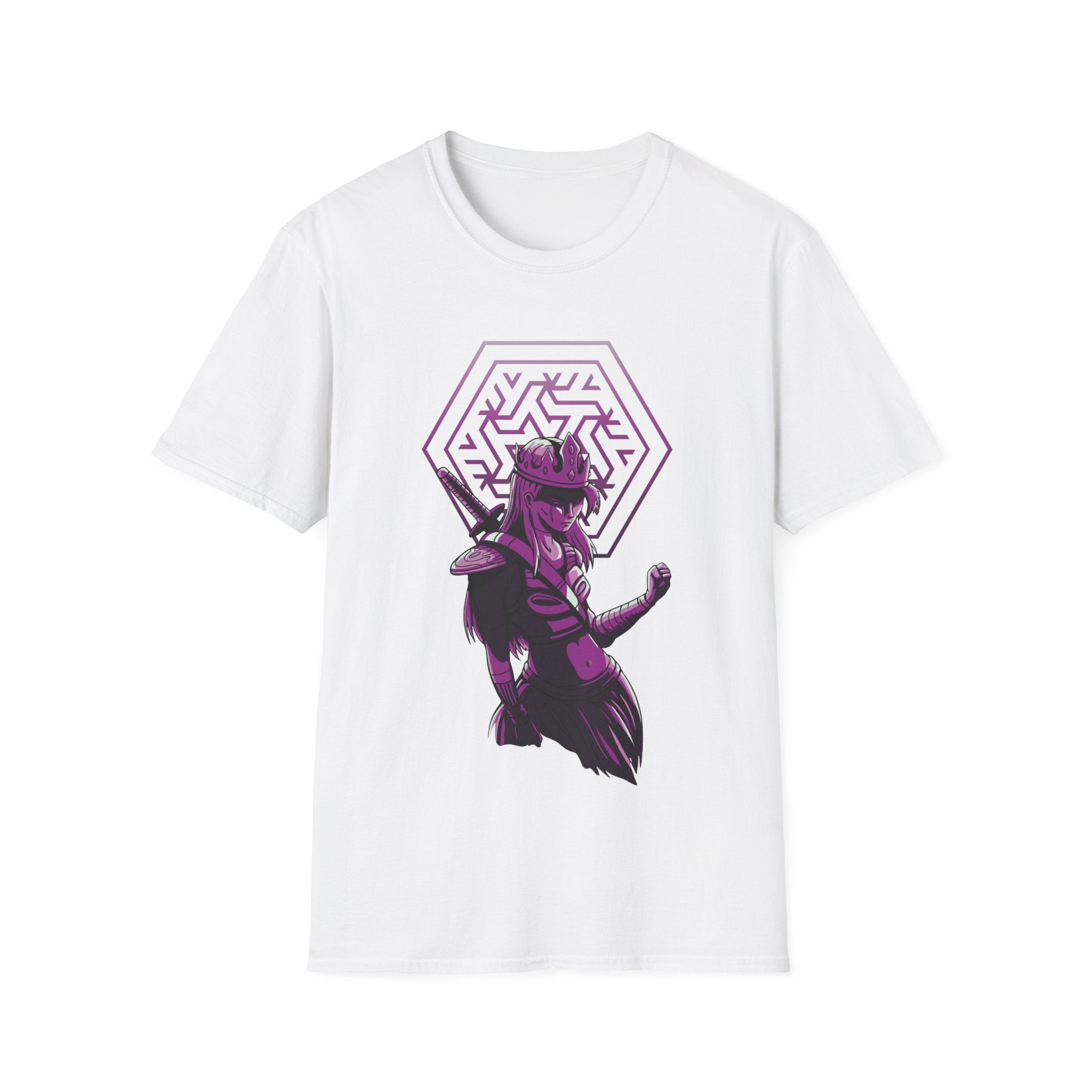 Dark Knight Woman - Dark RPG Warrior - Unisex T-Shirt