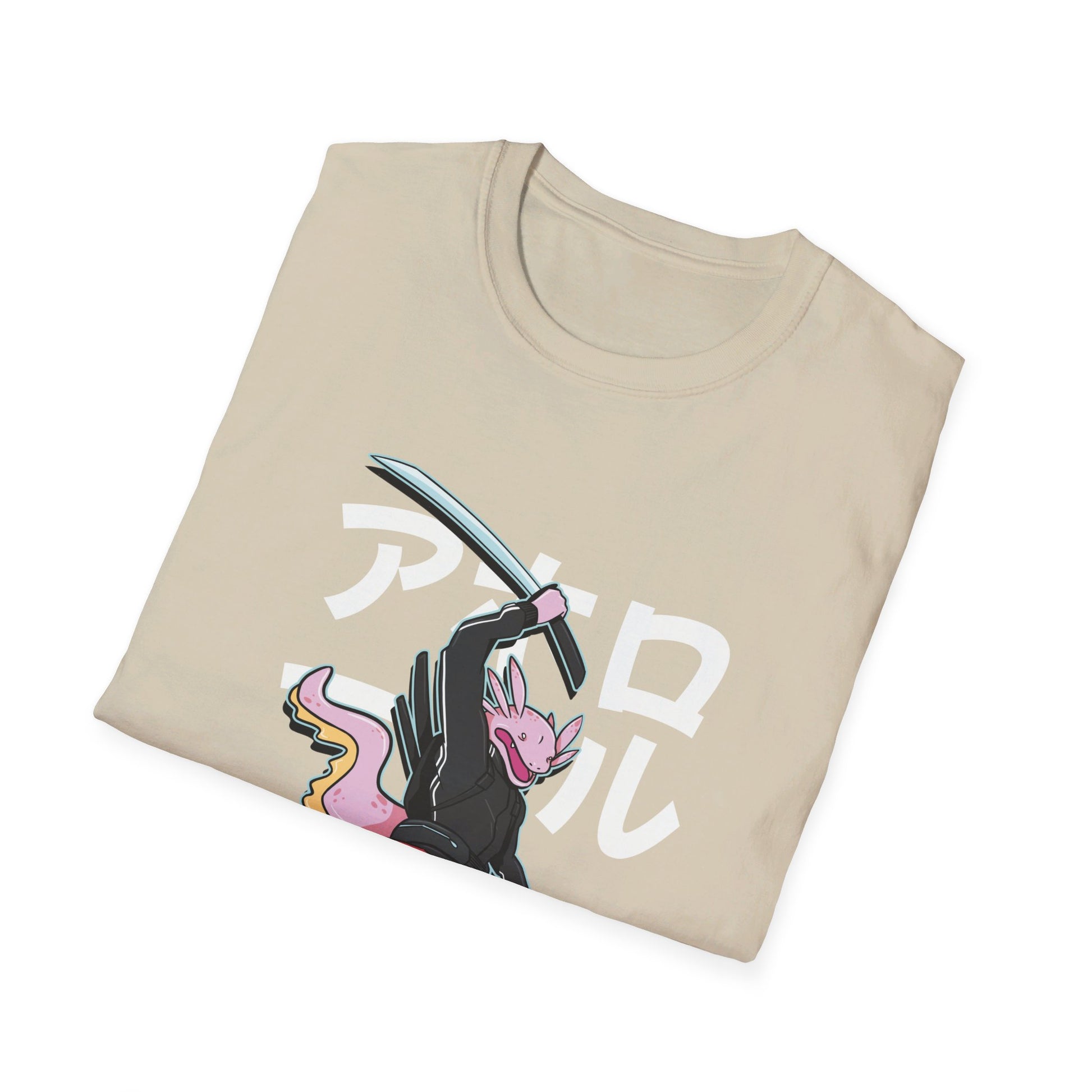 Axolotl - Warrior Animals - Front Design - Premium Bio Unisex T-Shirt - Pure Face Streetwear