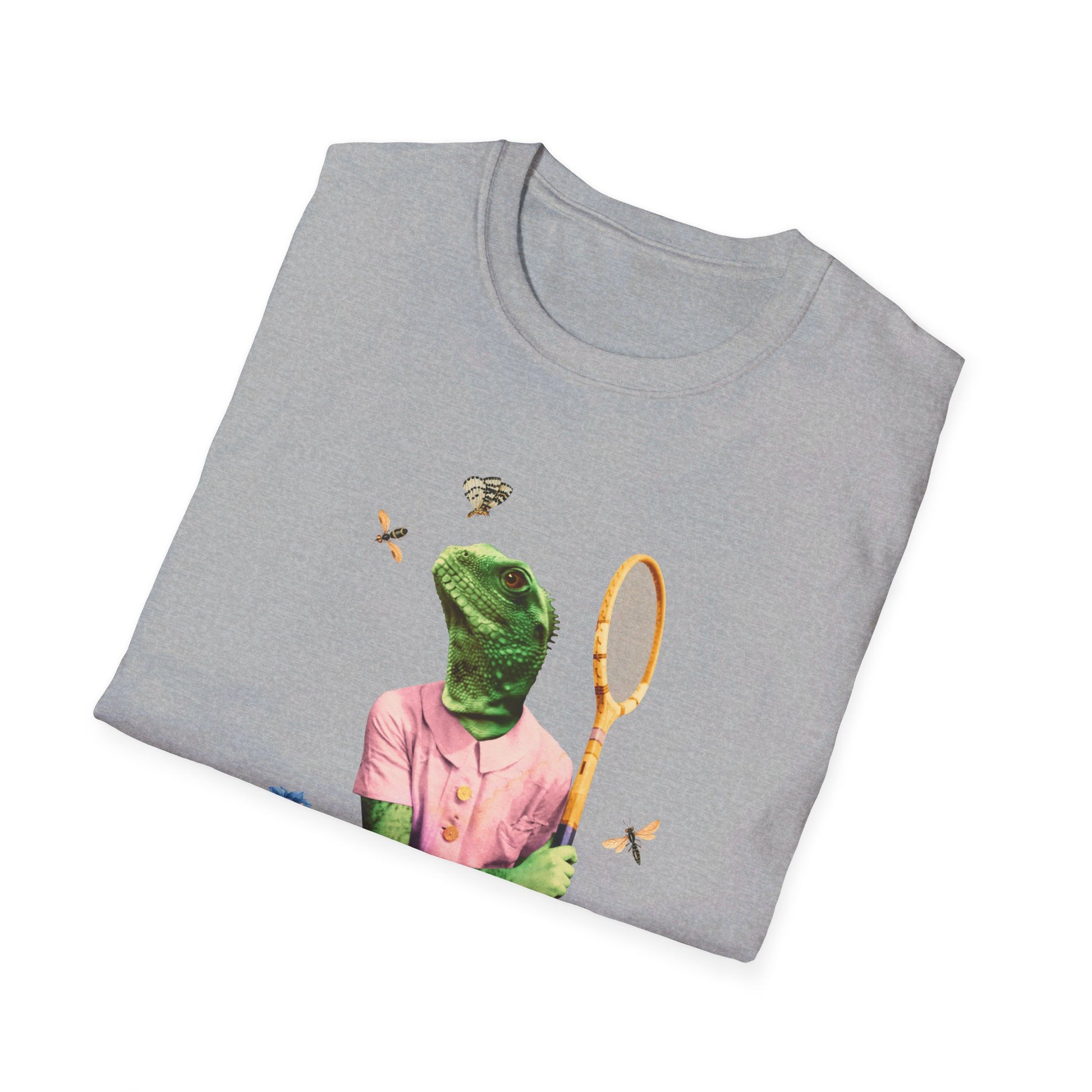 Lizard - Animal Human - Front Design - Premium Bio Unisex T-Shirt - Pure Face Streetwear