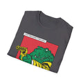 Alligator with Gun - Comic Mafia - Front Design - Premium Bio Unisex T-Shirt - Pure Face Streetwear