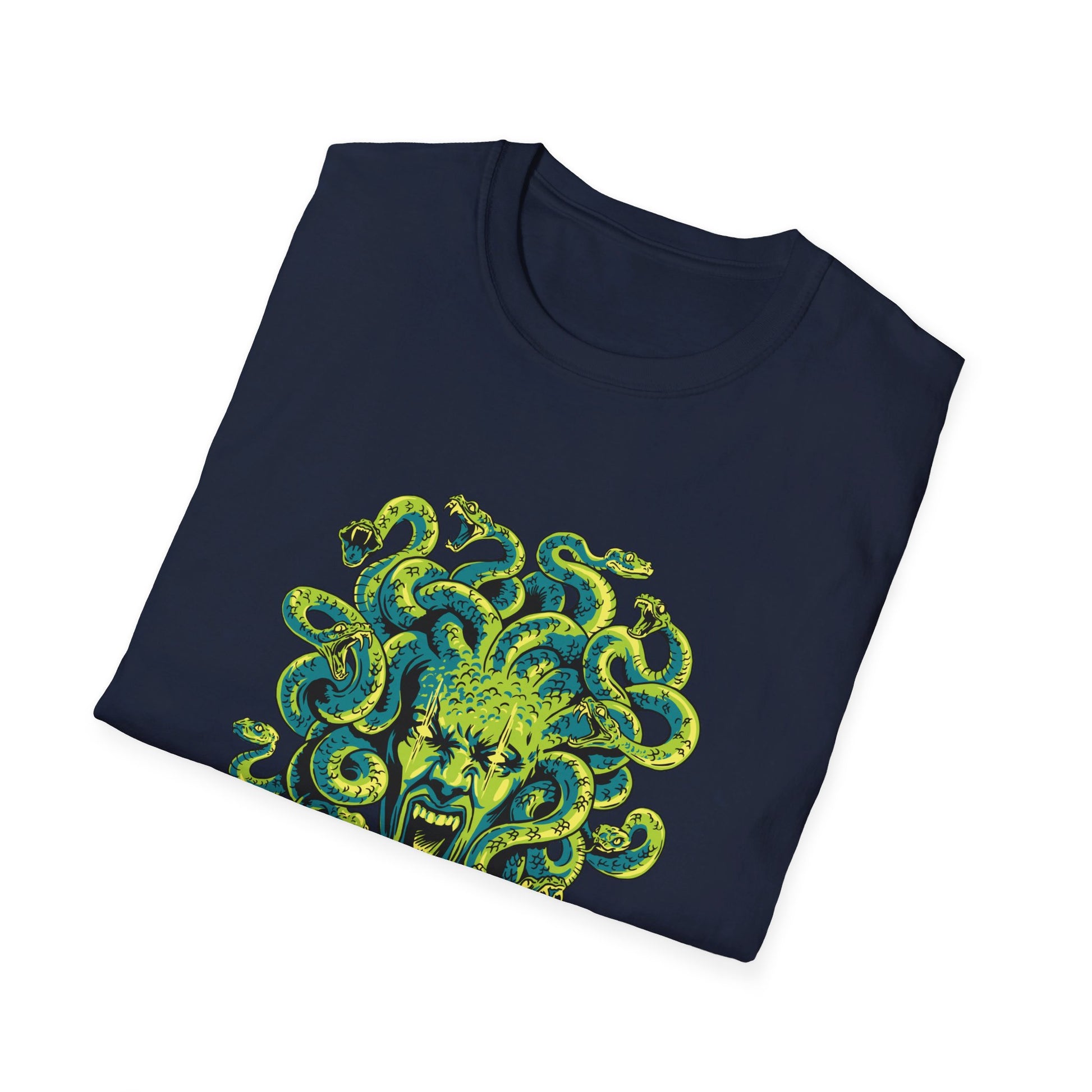 Medusa - Greek Mythology - Front Design - Premium Bio Unisex T-Shirt - Pure Face Streetwear