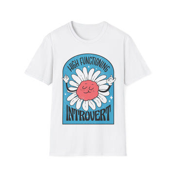 High functioning introvert - Antisocial Retro - Unisex T-Shirt