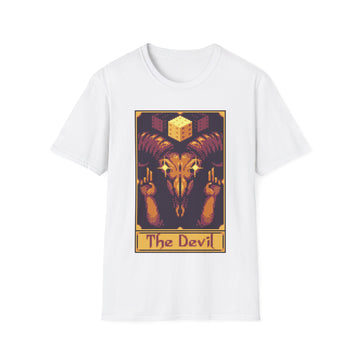 The Devil - Pixel Tarot 8 bit - Unisex T-Shirt