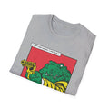 Alligator with Gun - Comic Mafia - Front Design - Premium Bio Unisex T-Shirt - Pure Face Streetwear