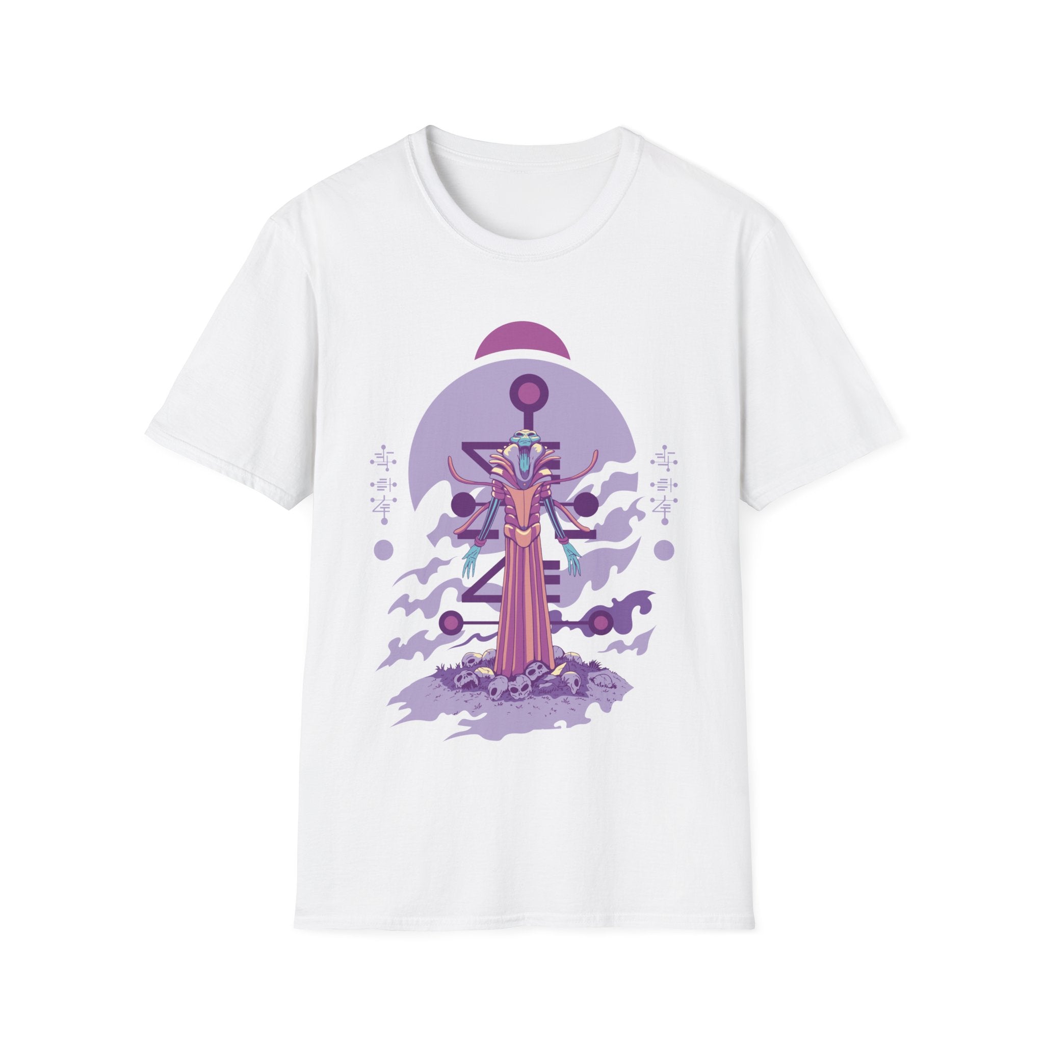 Standing Alien with open Arms - Alien Warrior - Unisex T-Shirt