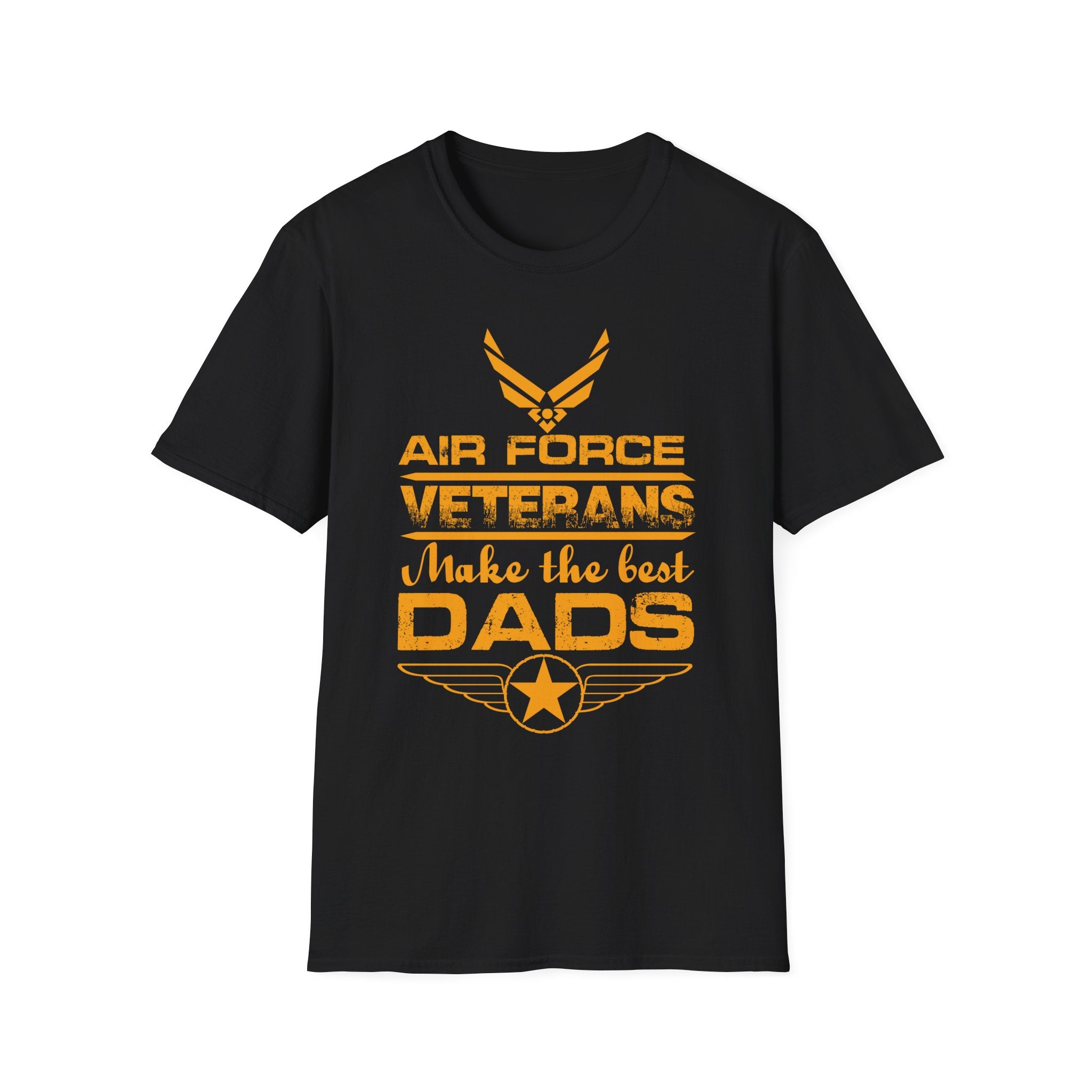 Air Force Veterans make the best Dads - Veteran - Front Design - Premium Bio Unisex T-Shirt