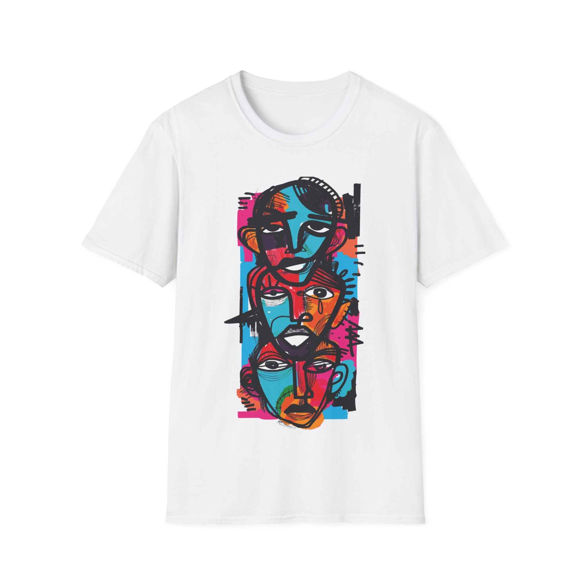 Three Faces - Modern Art - Unisex T-Shirt