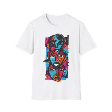 Three Faces - Modern Art - Unisex T-Shirt