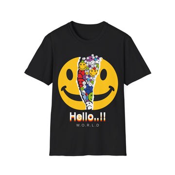 Hello World Smile - Streetwear - Joker Edition - Unisex T-Shirt