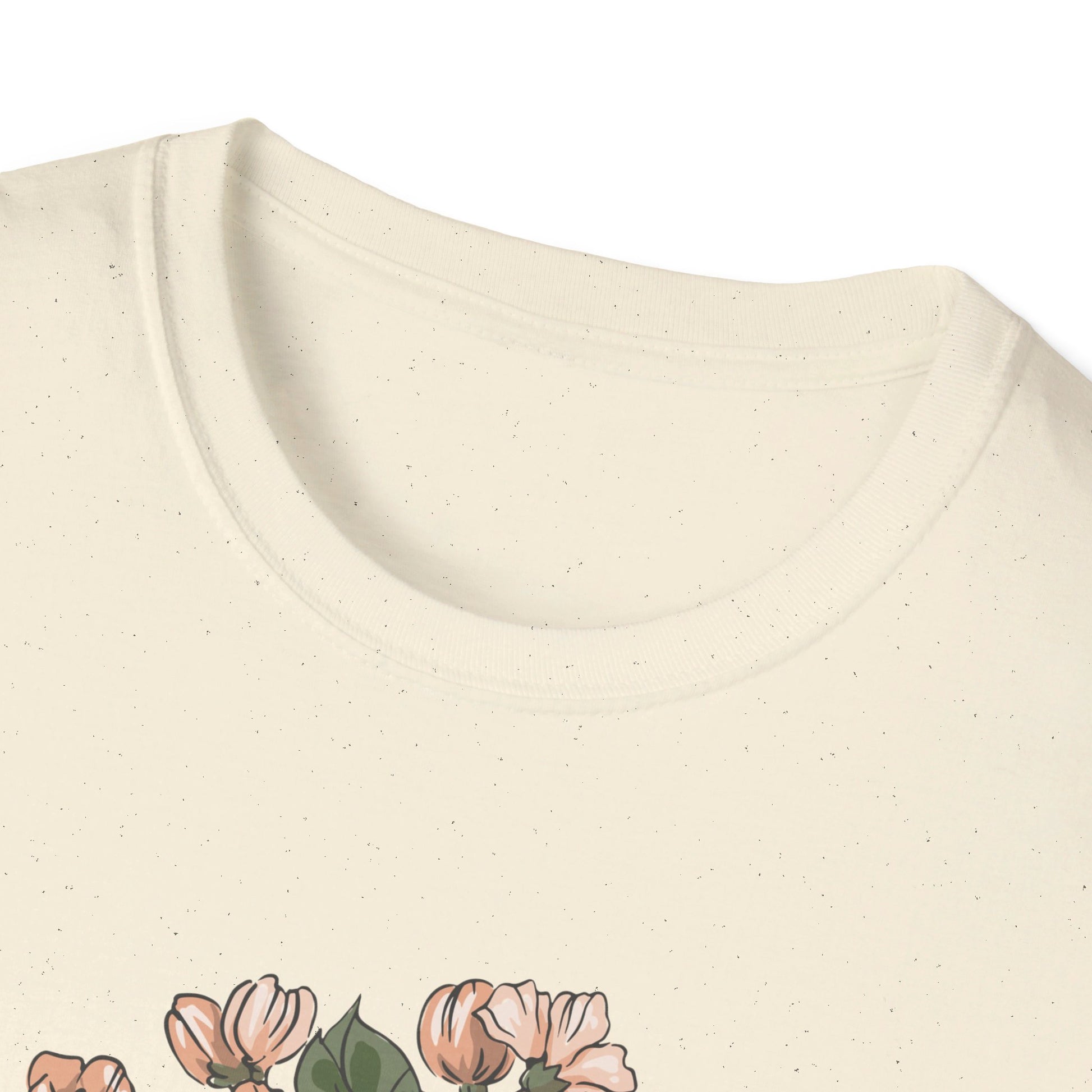 Sparrow Cherry Blossom - Animals In Nature - Front Design - Premium Bio Unisex T-Shirt - Pure Face Streetwear